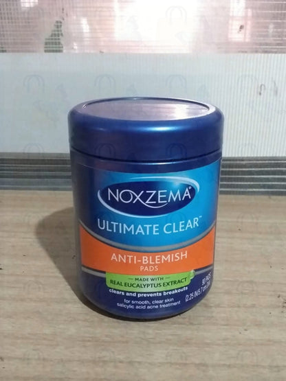 Noxzema Ultimate Clear Anti-blemish Pad Made W/Eucalyptus Extract 90 Pads