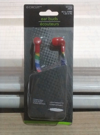 E-circuit Ear Buds 3.5mm/48in.cord/1.22m Fil Compatible With Most Audio Devices