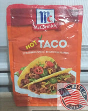 Load image into Gallery viewer, Mc Cormick hot Taco seasoning mix(28g)
