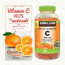 Load image into Gallery viewer, Kirkland Signature Vitamin C 250 mg 180 gummies
