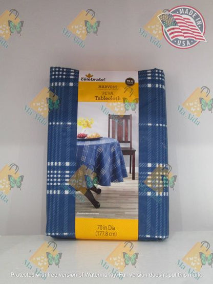 Harvest Peva Tablecloth 70 in round (177.8cm)
