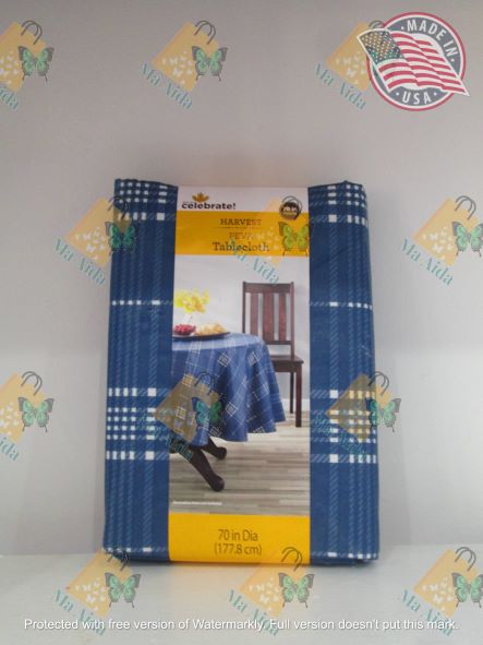 Harvest Peva Tablecloth 70 in round (177.8cm)