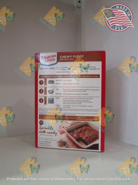 Duncan Hines Chewy Fudge Brownie Mix Family Size (520g)