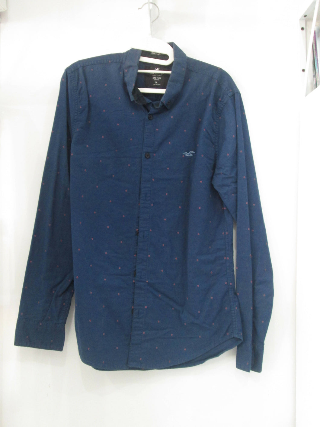 Blue Long Sleeve polo medium size