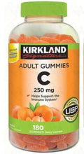 Load image into Gallery viewer, Kirkland Signature Vitamin C 250 mg 180 gummies
