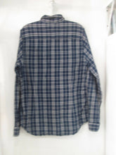 Load image into Gallery viewer, Blue Checkered long sleeve polo
