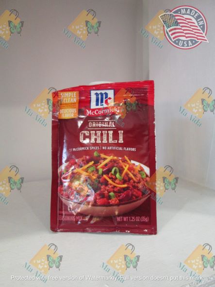 McCormick Original Chili Seasoning Mix, 1.25 oz(35g)