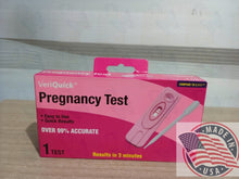 Load image into Gallery viewer, VeriQuick Pregnancy Test easy to use and quick Result in 3 minutes (1 Test)
